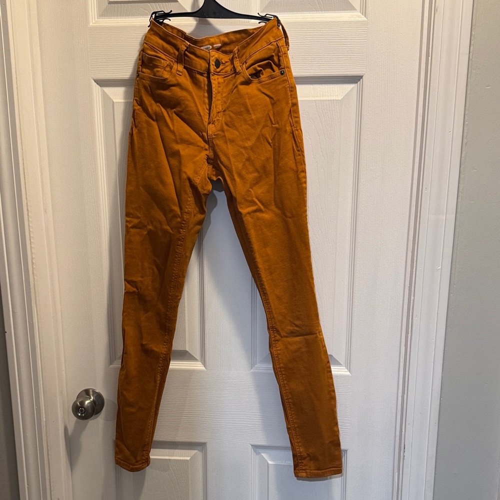 Old Navy Women's Mustard Skinny Jeans